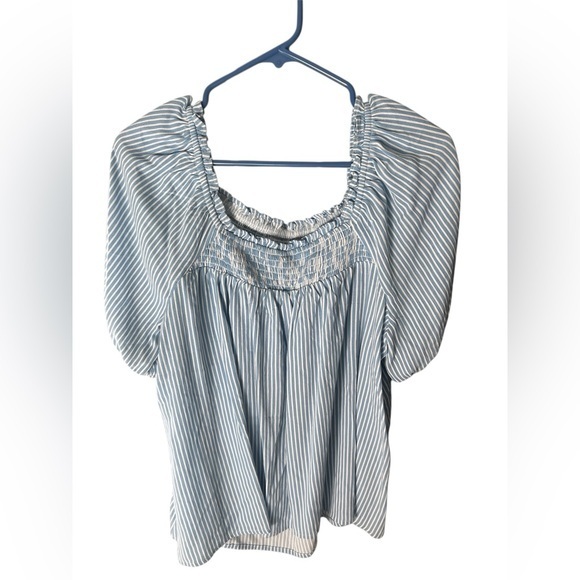 torrid Tops - Torrid Striped Blue Women's Top